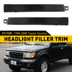 Set of 2 Headlight Filler Trim for Toyota Tacoma (1998–2000)