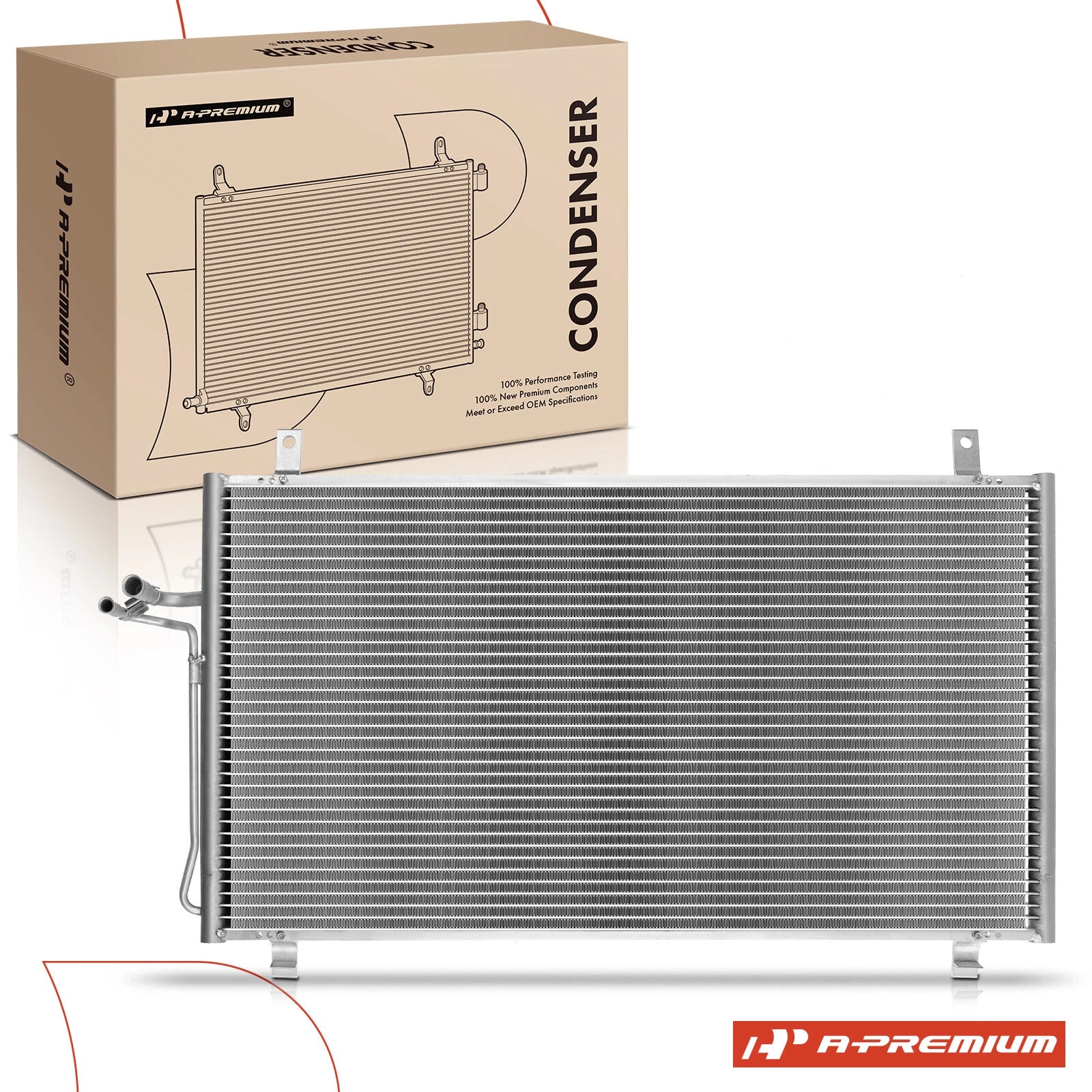 A/C Condenser with Bracket & Receiver Drier for Nissan 350Z (2003–2009)