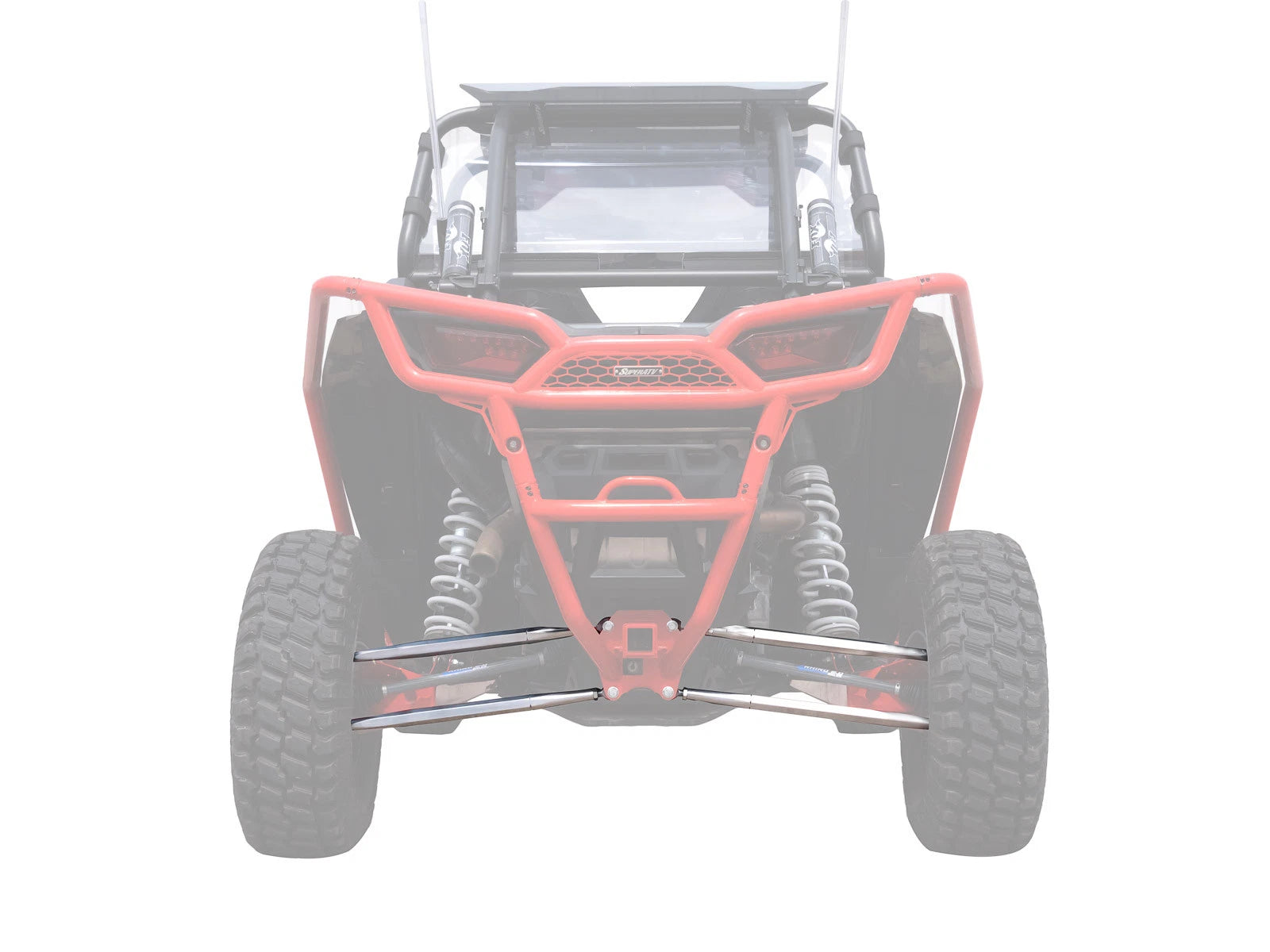 SuperATV Billet Aluminum Hex Radius Arms for RZR XP Turbo/XP 4 Turbo (2016–2021)