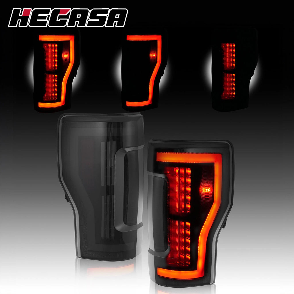 HECASA LED Tail Lights for Ford F250 F350 F450 Super Duty (2017–2019)
