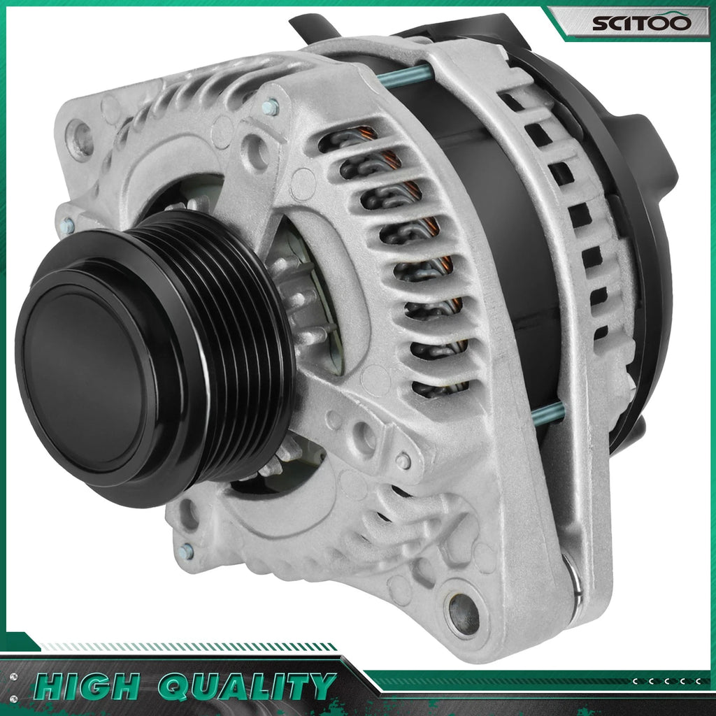 Alternator for Honda Pilot (2012–2015) V6 3.5L 12V 130A CW 6 Groove