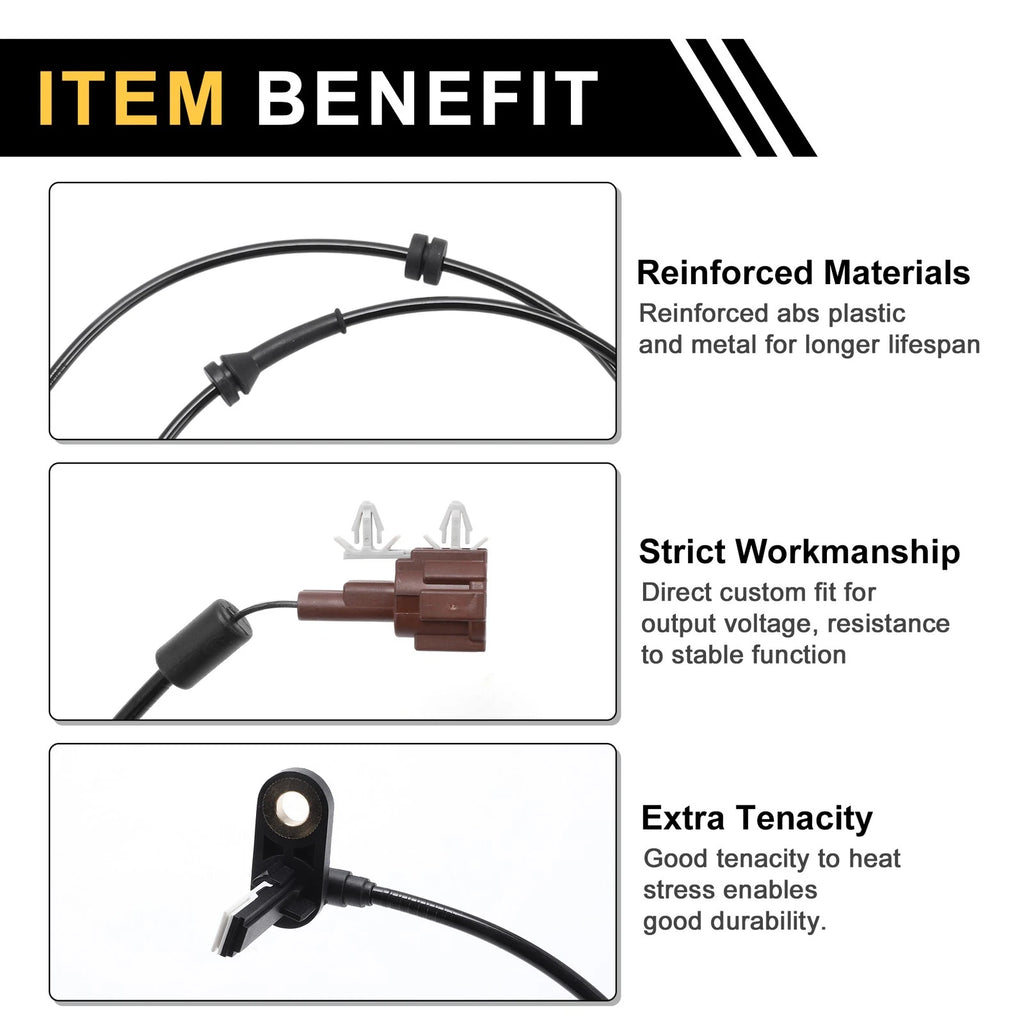 ABS Wheel Speed Sensor No. 479017S200/ALS639 for Nissan Titan (2004–2011) Rear Left