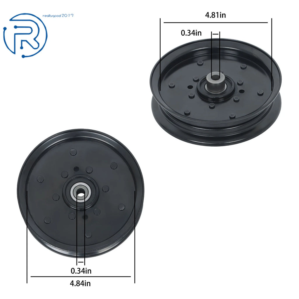 Flat Idler Pulley for Gravely Pro-Stance 60 52 48 36 32 Compact-Pro 44 (07351200)