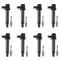 Set of 8 Ignition Coils & NGK Spark Plugs for Lexus GS430 SC430 (2001–2006)