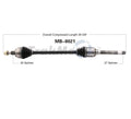 SurTrack CV Axle Shaft for Benz X164 W164 (2007–2012)