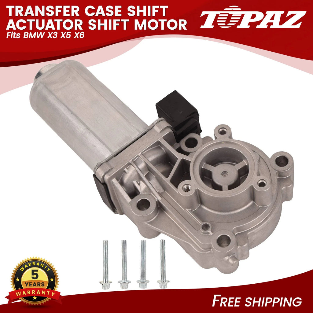 Transfer Case Shift Actuator for BMW X3 X5 X6 (2004–2010)
