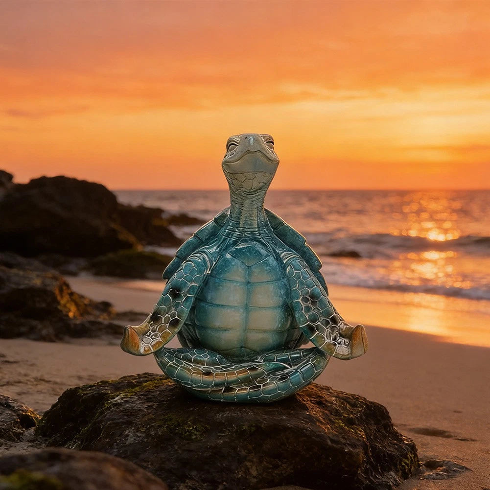 Plastic Sea Turtle Decoration for Garden Outdoor Zen Space