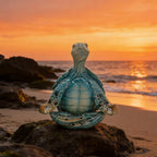 Plastic Sea Turtle Decoration for Garden Outdoor Zen Space