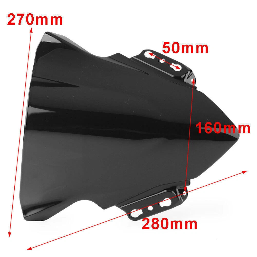 Front Windshield Screen for Kawasaki Ninja 250SL (2014–2017) - White
