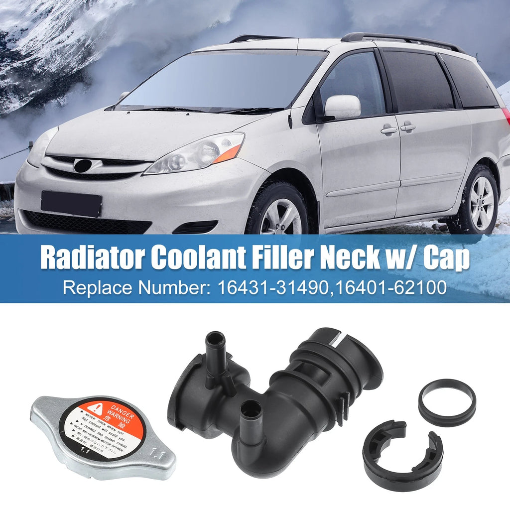 Engine Radiator Coolant Filler Neck for Toyota Lexus (1643131490, 1640162100)