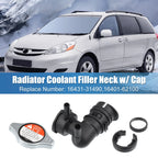 Engine Radiator Coolant Filler Neck for Toyota Lexus (1643131490, 1640162100)