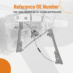 Front Left Driver Side Power Window Regulator for Nissan Altima (2002–2006) 740906
