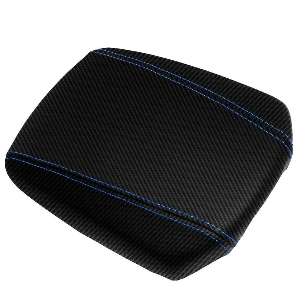 Console Armrest Cover for Hyundai Genesis Coupe (2010–2013) Blue Stitch
