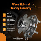 1pc Rear Wheel Hub Bearing for Honda CR-V (2012–2016) AWD BR930909 512501