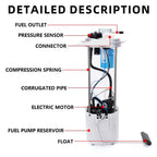 Fuel Pump Module Assembly for GMC Sierra 1500, Chevy Silverado 1500 (2010–2013)
