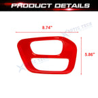 Glossy Red Gear Shift Trim Panel Cover for Dodge Challenger (2015-2024)