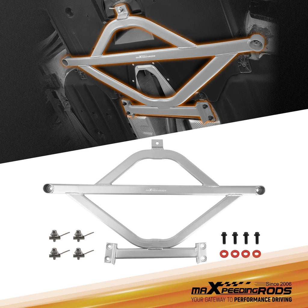 Aluminum Front Lower Member Brace Plate for Honda Civic (2016–2020)