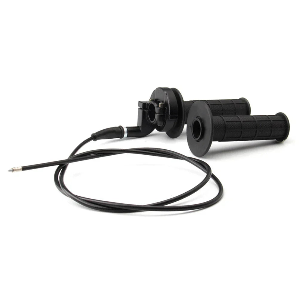 7/8" Motorcycle Black Handle Throttle Clamp Grip