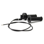 7/8" Motorcycle Black Handle Throttle Clamp Grip