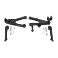 Foot Pegs Front Footrest Bracket for Yamaha YZF R6 (2003–2005), YZF R6S (2006–2009) Black