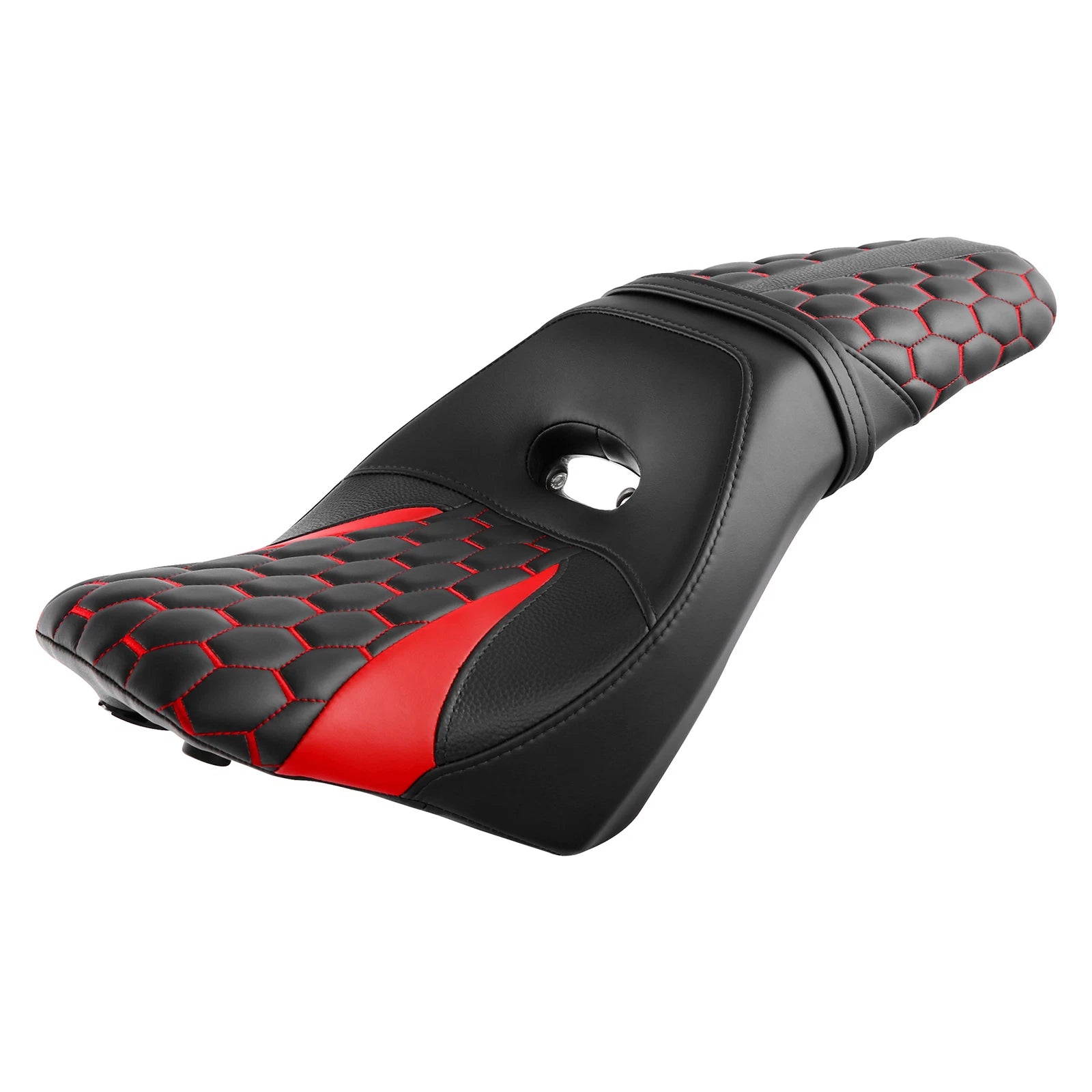 Passenger Seat for Indian Scout Sixty (2016–2024), Scout (2015–2024) - Black Red