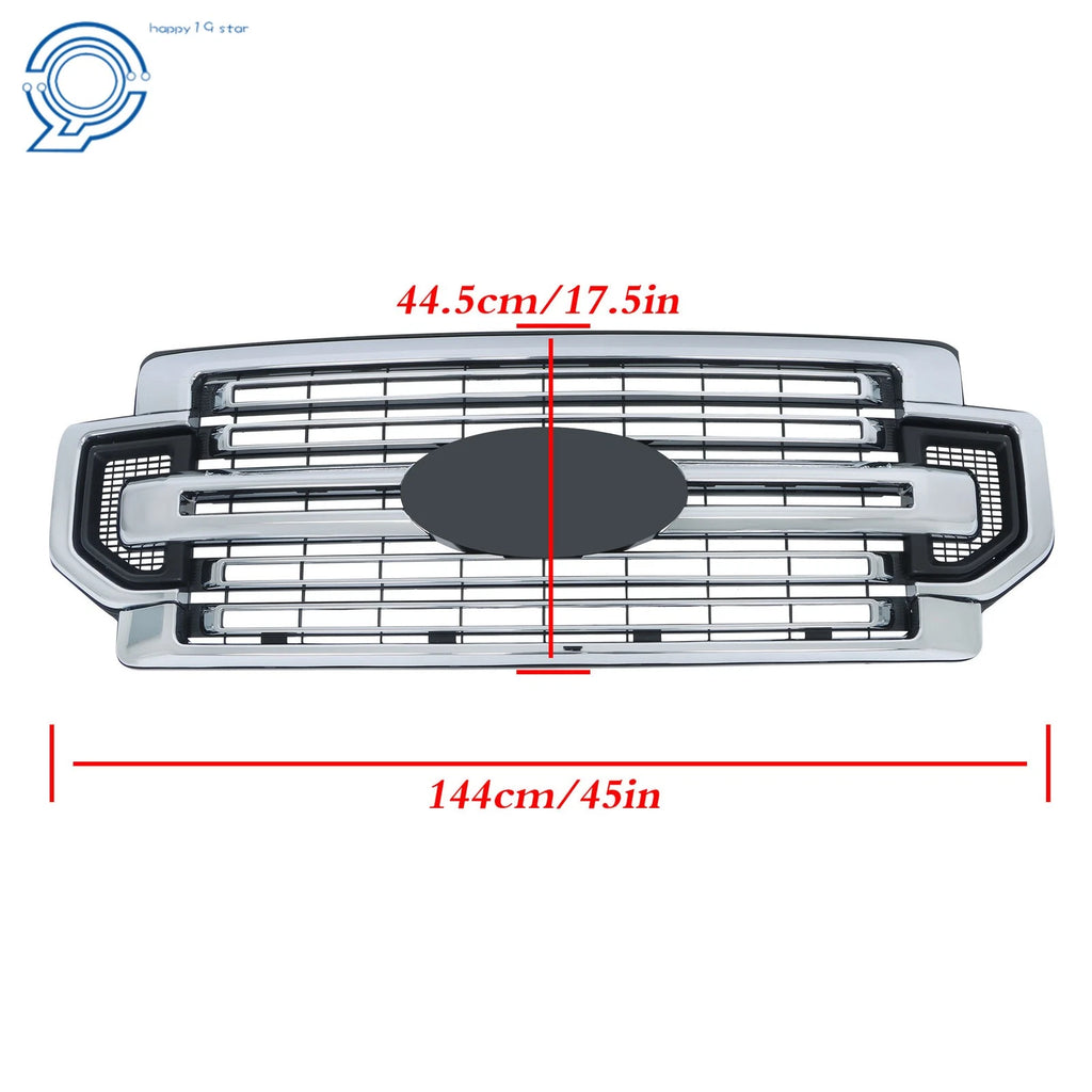 Chrome Front Grille for Ford F250 F350 Limited (2020–2022)