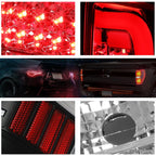 3D LED Tube Bar Tail Light for Tundra (2014–2021) - Chrome