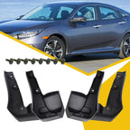 Mud Flaps Splash Guards for Honda Civic Sedan (2016–2021) Front & Rear
