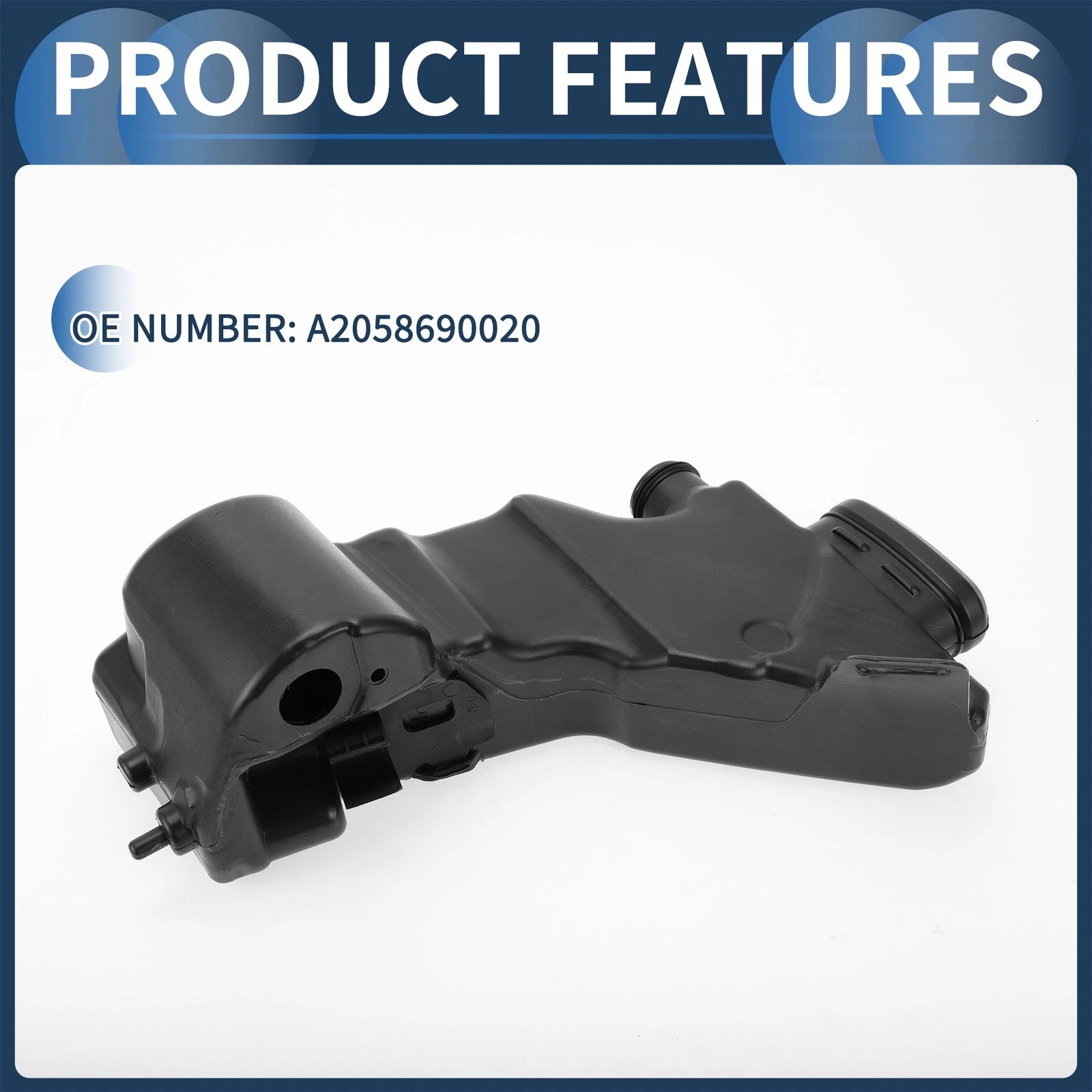 Windshield Washer Reservoir No.A2058690020 for Mercedes Benz C300 E400 E53 (2015–2023)