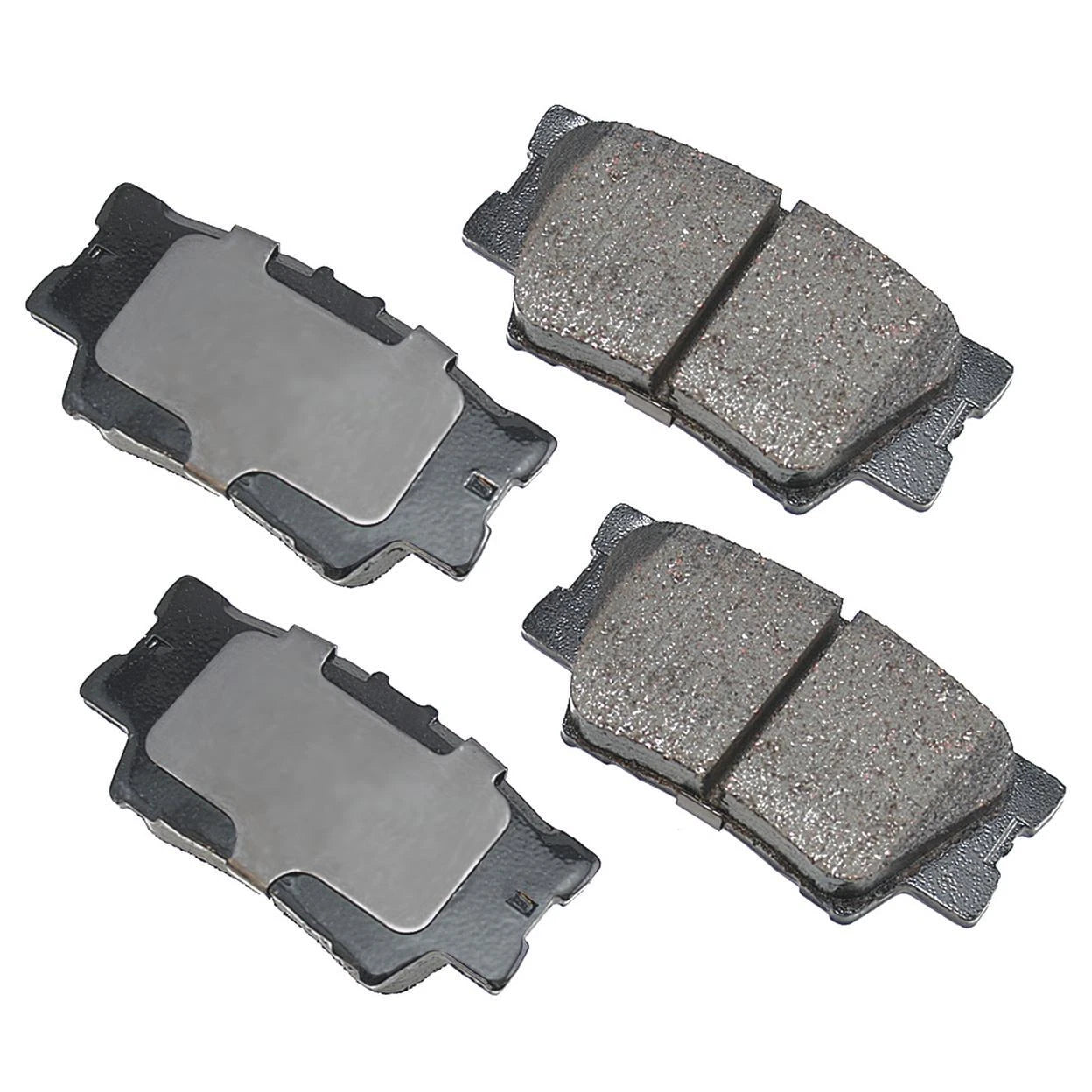 Set of 4 Akebono ProACT Rear Disc Brake Pads for Lexus ES350 (2007–2010)