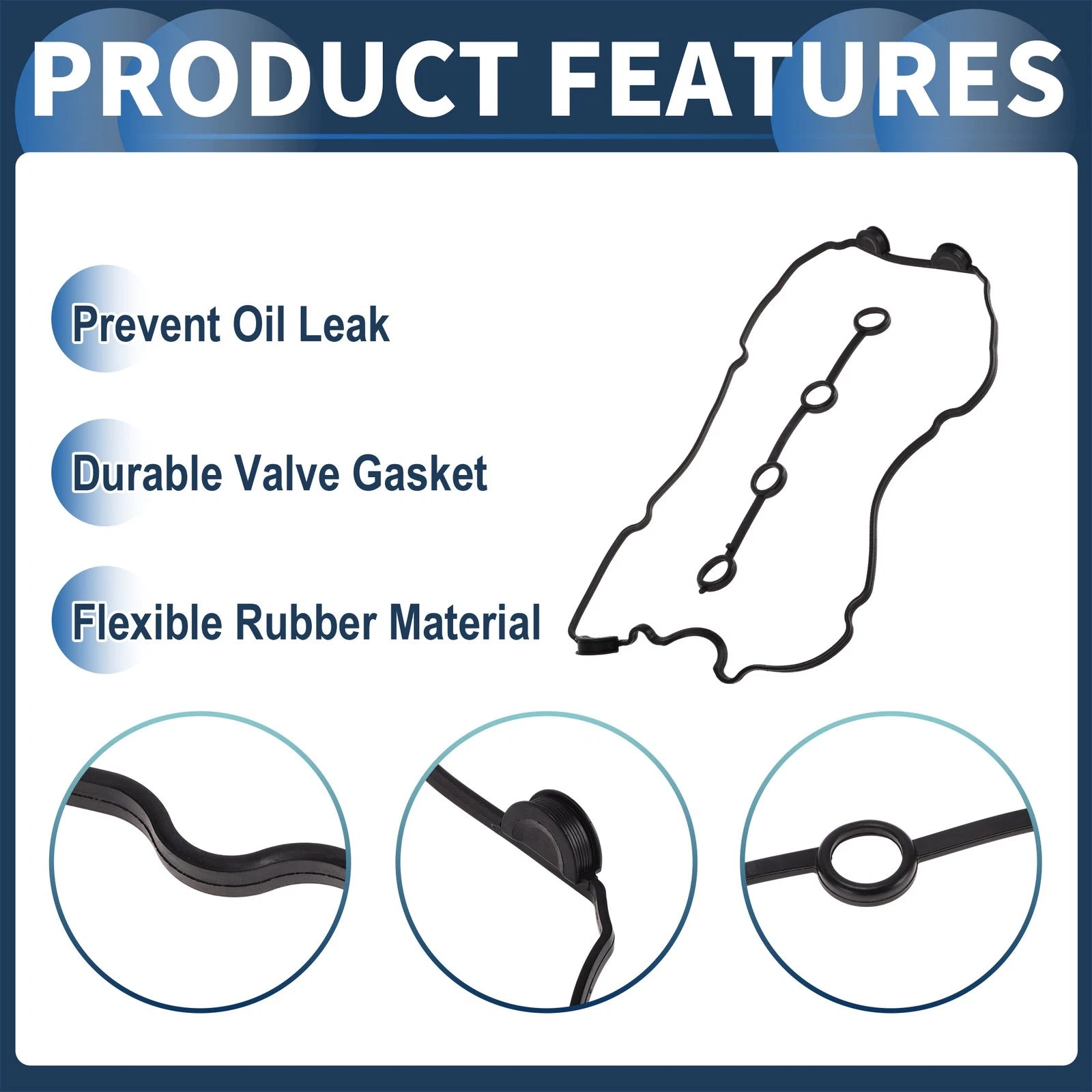 Valve Cover Gasket Set for Toyota Altima (1997–2001) 132701E401
