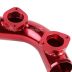 Type RS/RZ/S Turbo Charger 2.5" Blow Off Valve Dual Flange Pipe Red