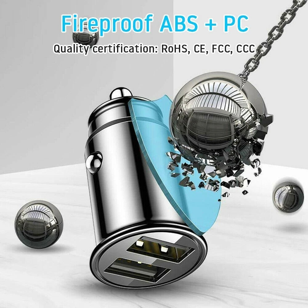 Dual Port Car Charger Adapter for Universal Use (2010–2023)