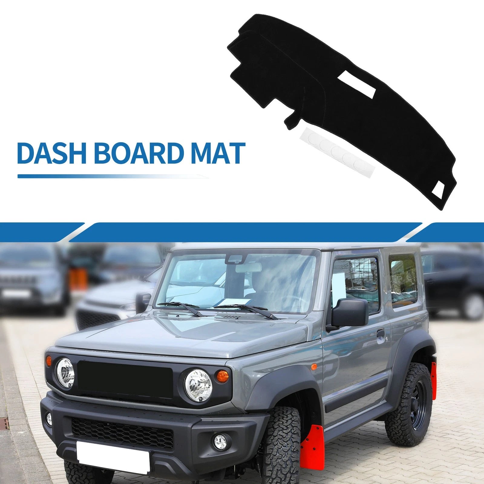 Dashboard Cover Mat for Ford Ranger (1989–1994) Sun Protector Black