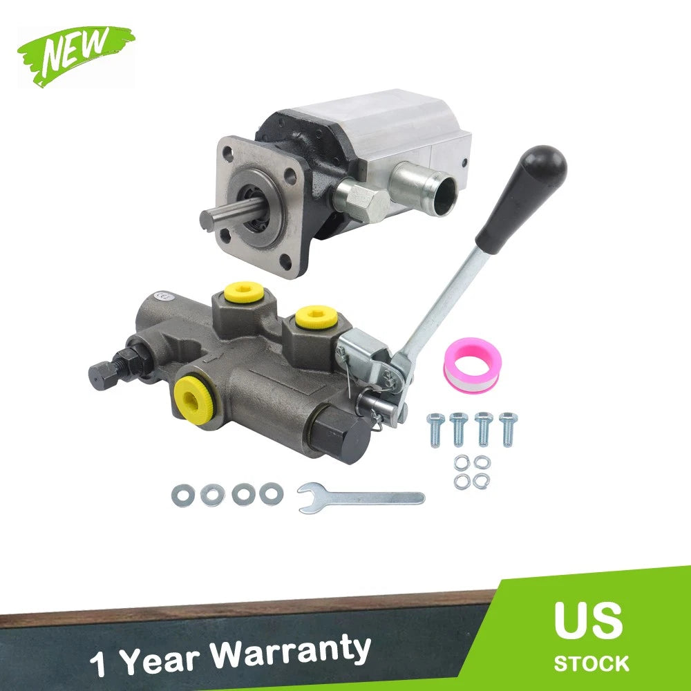 2X Stage Log Splitter Pump and Auto Detent Valve Kit for Various Models
