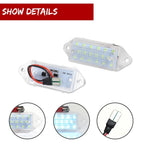Clear Ice Blue LED License Plate Light for Mitsubishi Lancer Evolution (2003–2017)