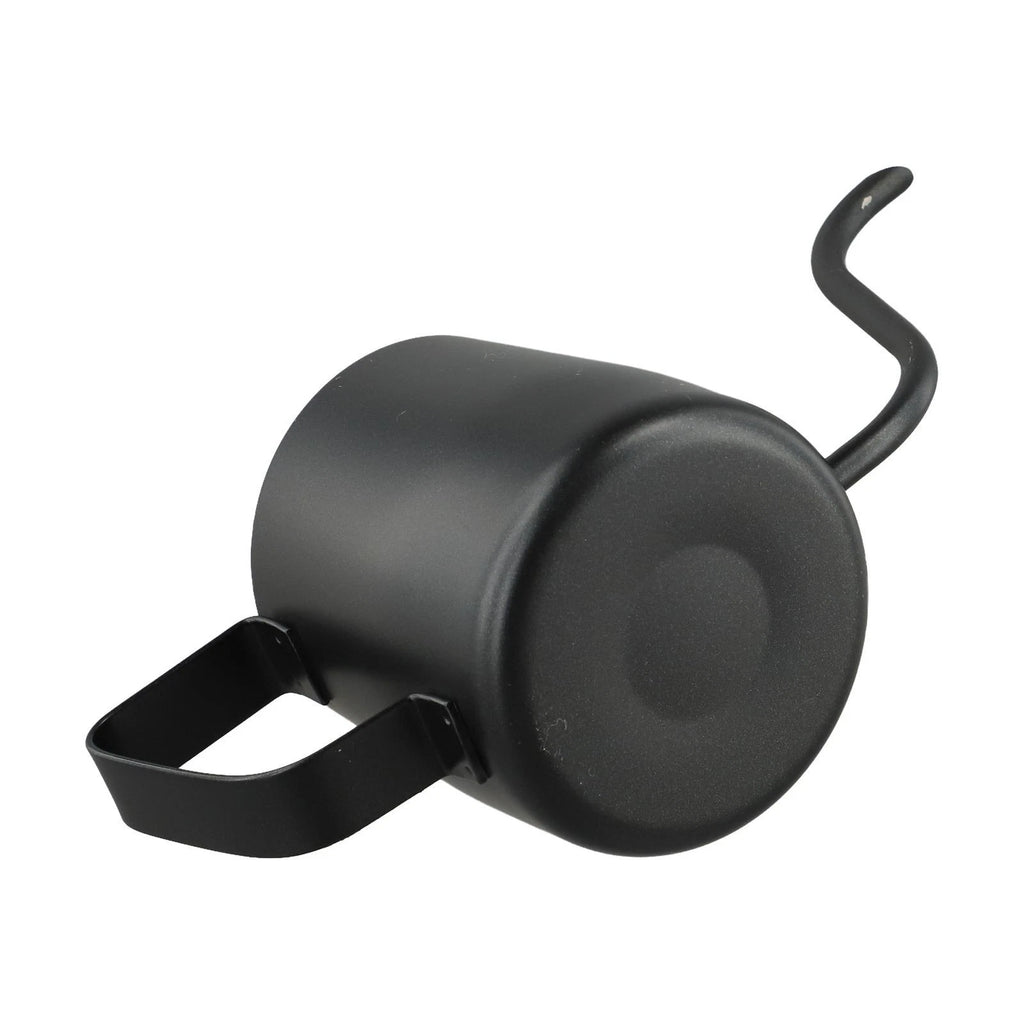 Set of 2 Black Stainless Steel Pots for Plants (Compact & Stylish)