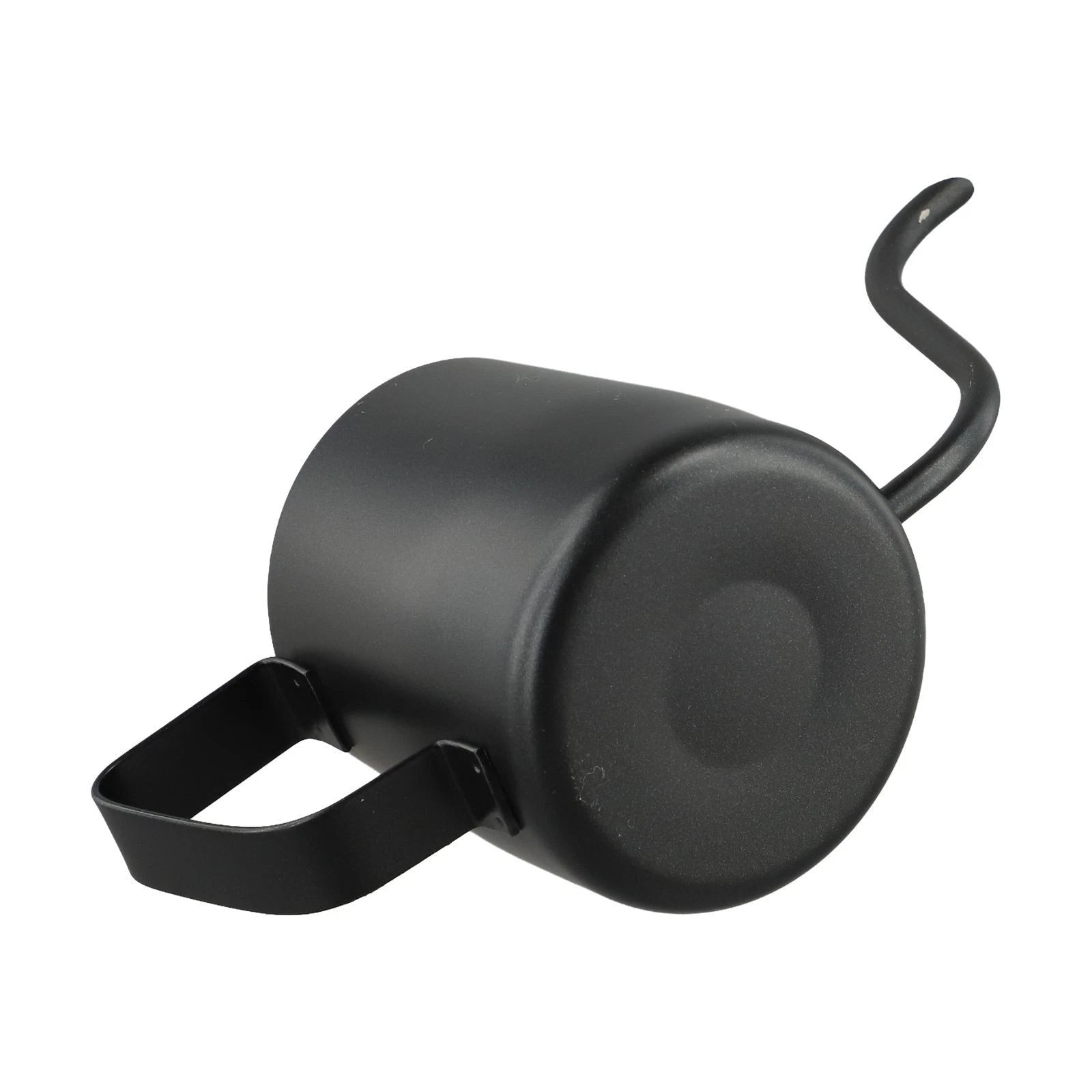 Set of 2 Black Stainless Steel Pots for Plants (Compact & Stylish)