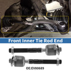 2 Pcs Front Inner Tie Rod End Links for Mercedes-Benz ML320 (1998–2003) EV80689