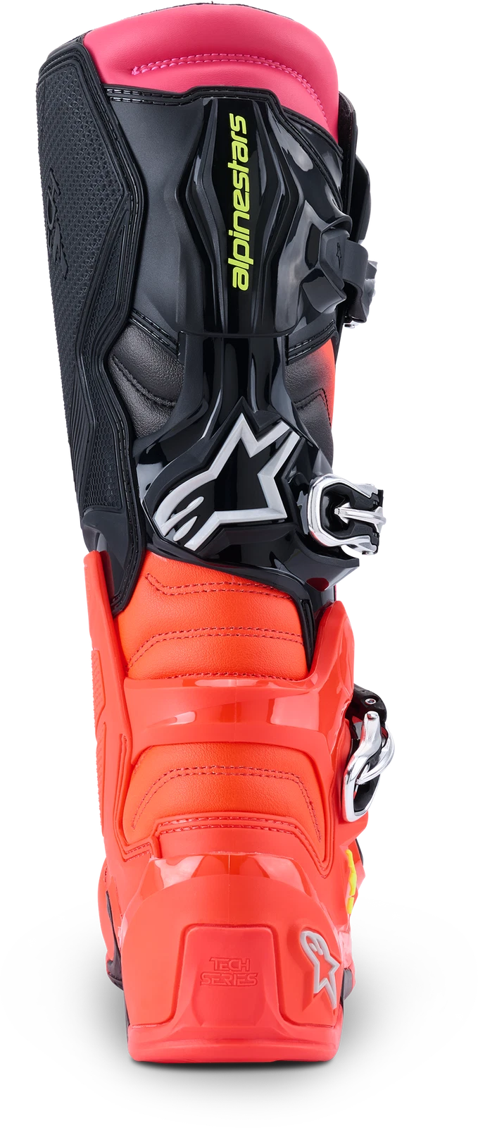 Alpinestars Tech 7 Offroad Boots for Universal Fit (US 12) Black/Red/Pink