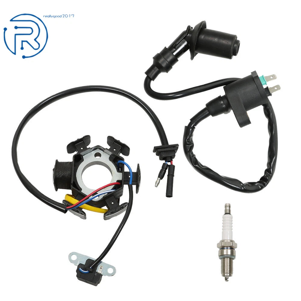 Stator Ignition Coil Spark Plug for Honda XR50R XR70R (2000–2003) 31120-GW8-671