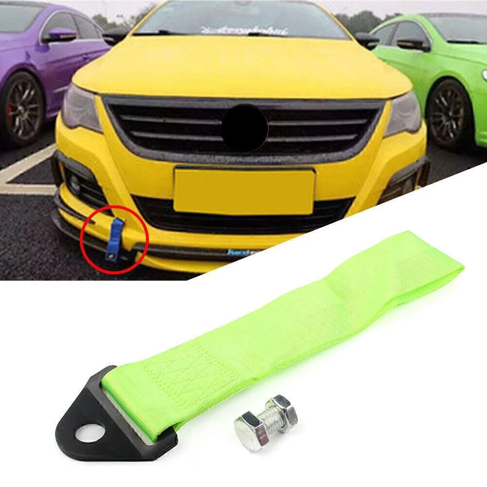 Tow Strap Belt for Racing Car (Fit Rear/Front Bumper)