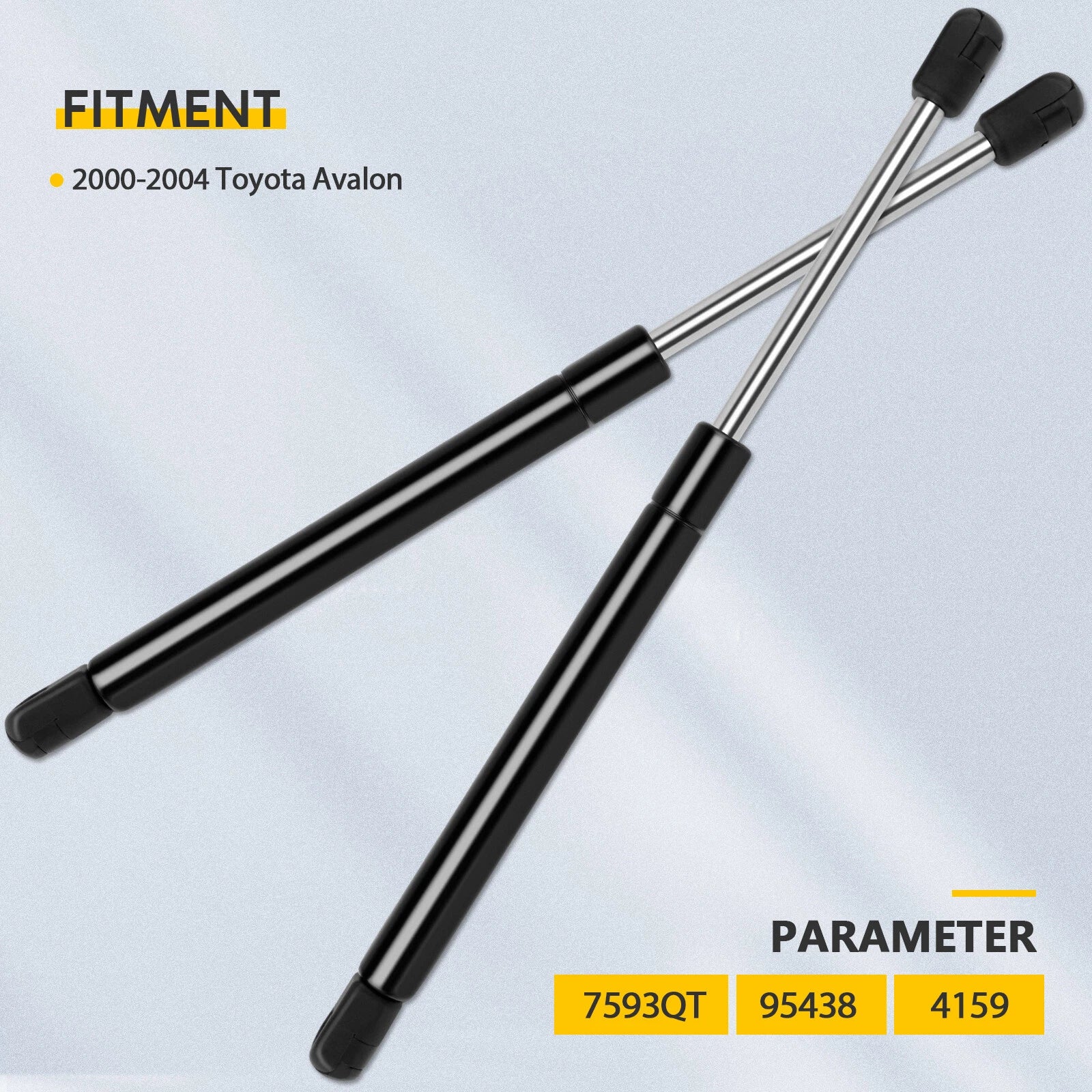 2X Front Hood Lift Supports for Toyota Avalon (2000–2004)