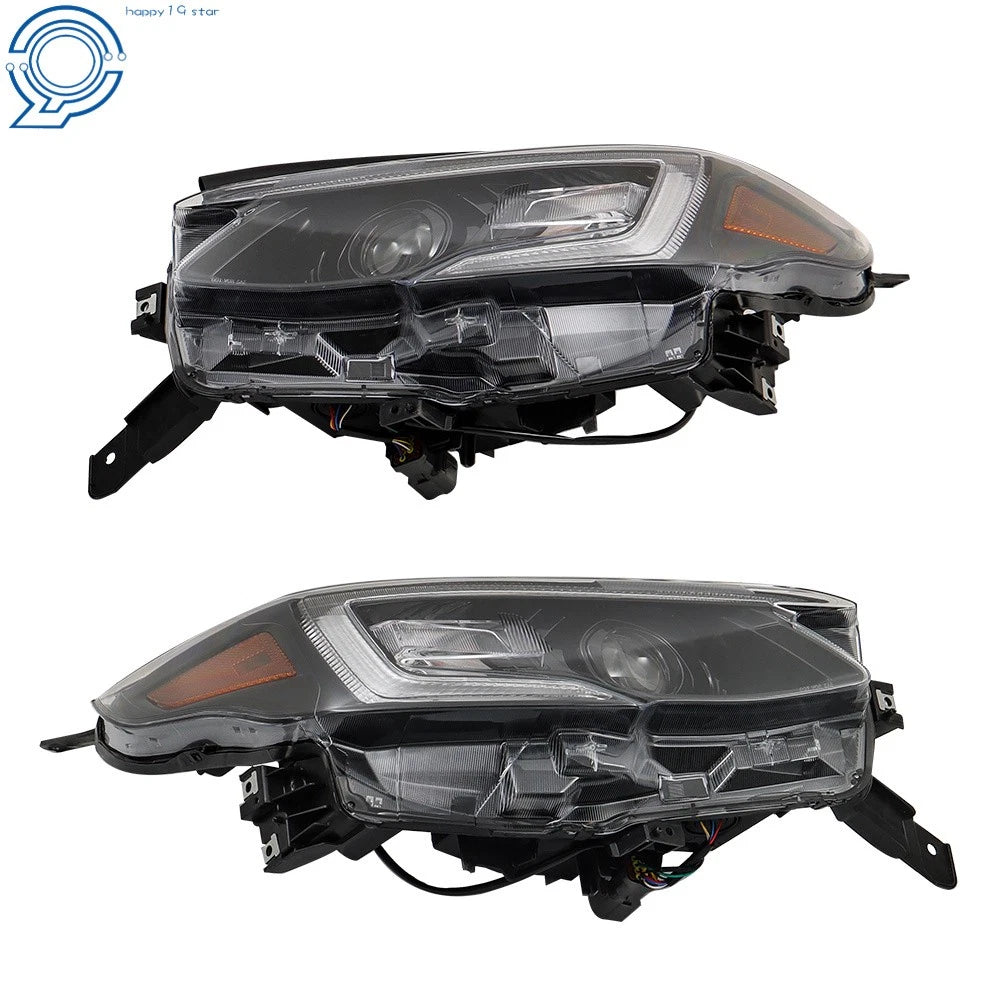 Set of 2 LED Headlights for Subaru Legacy/Outback (2020) Black