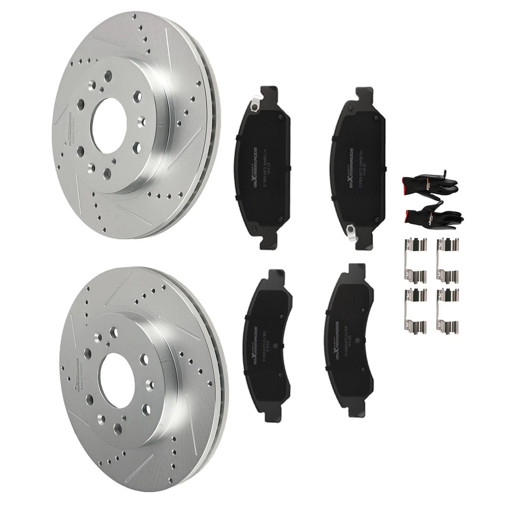 Front Brake Rotors and Pads Kit for Chevrolet Silverado 1500 (2005–2018)