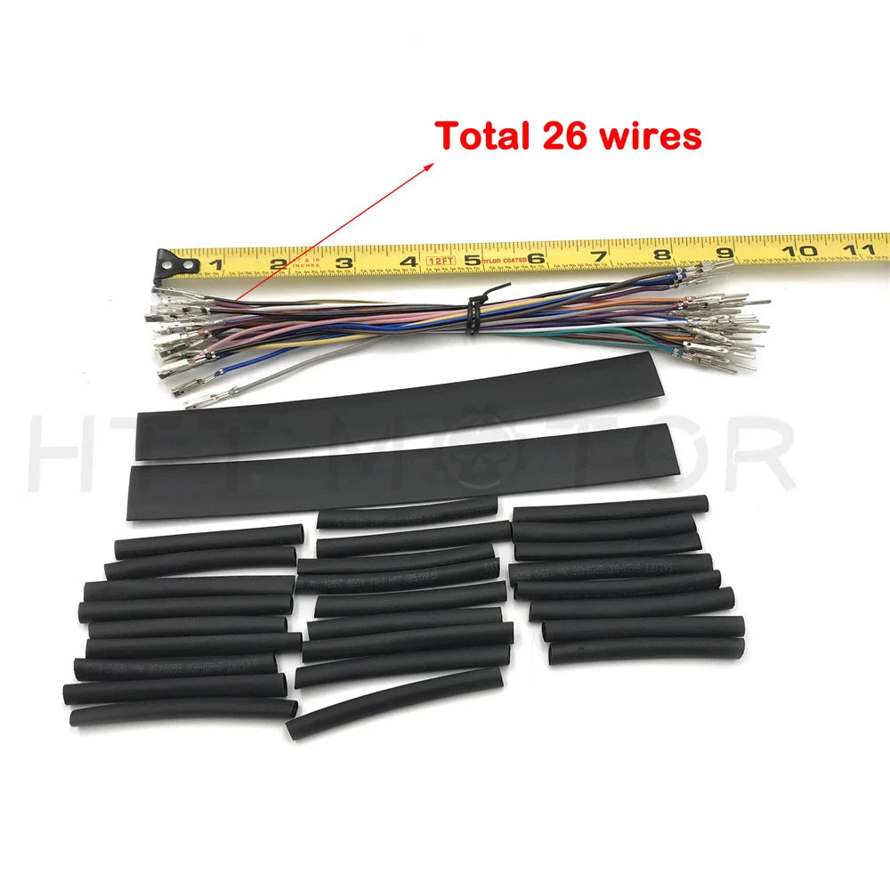 8" Handlebar Wiring Extension Harness for Harley-Davidson Touring (2007–2013)