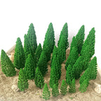 30Pcs Model Trees for Train Railroad Wargame Scenery Landscape
