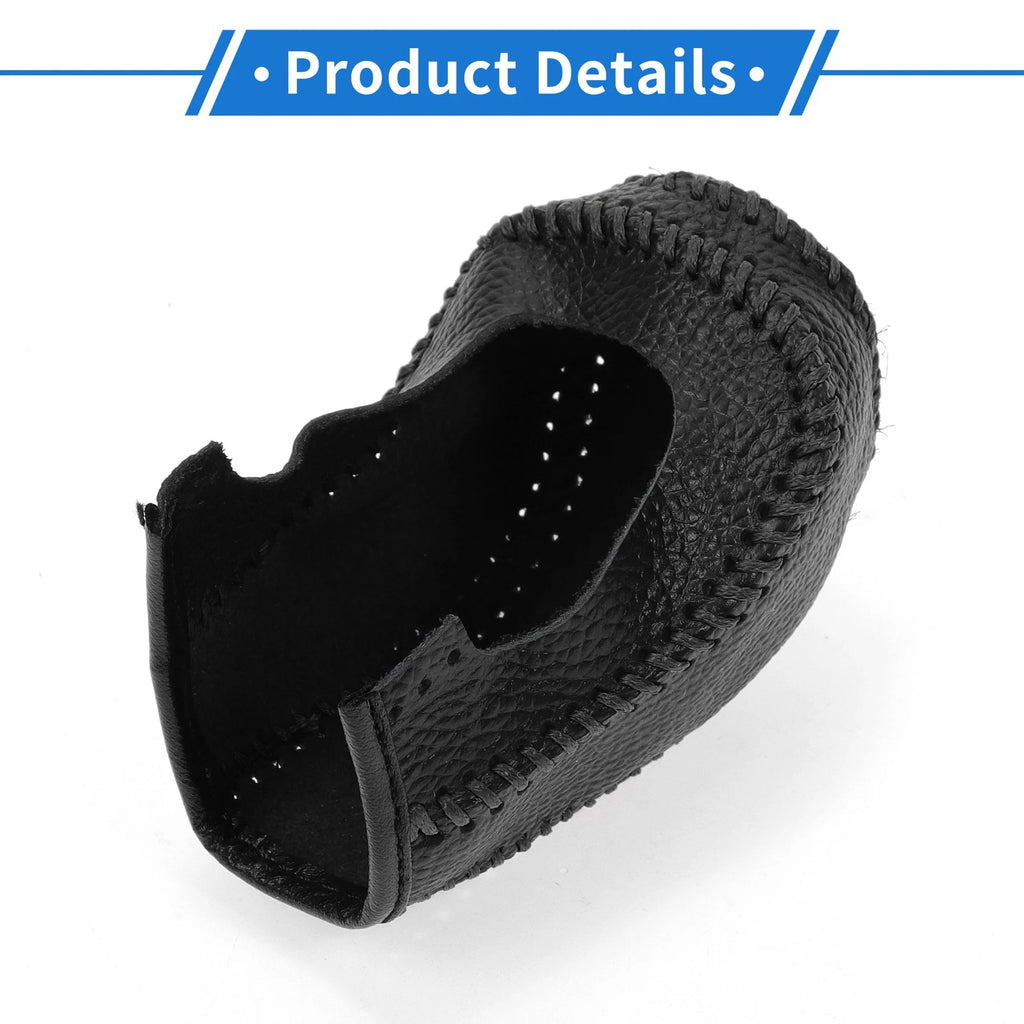 1 Pc Gear Shift Knob Cover for Hyundai Tucson (2015–2018) Pebbled Black