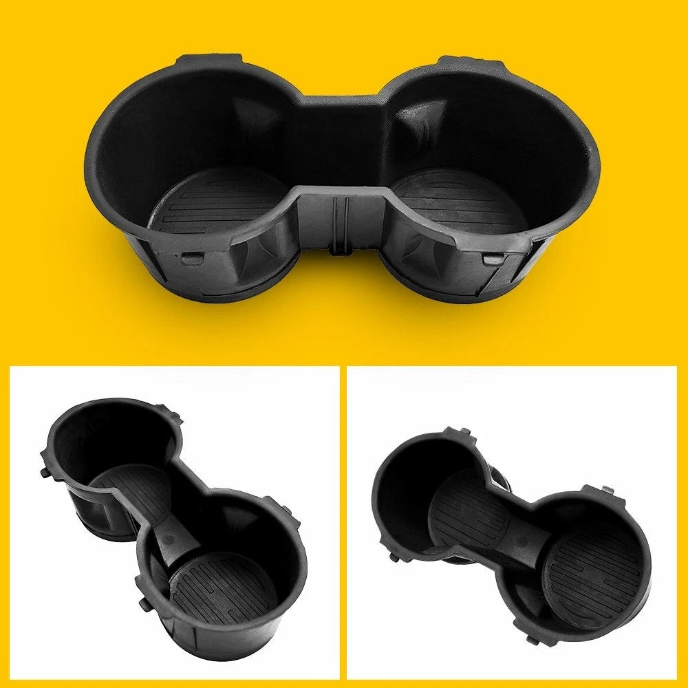 Set of 2 Rubber Cup Holder Inserts for Ford F-150 F-250 F-350 Super Duty