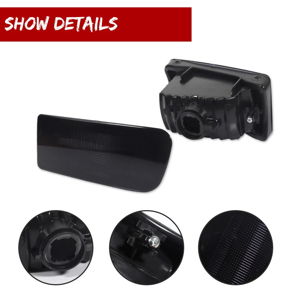 Set of 2 Smoked Lens Front Bumper Turn Signal Lights for Toyota 4Runner (1999–2002)